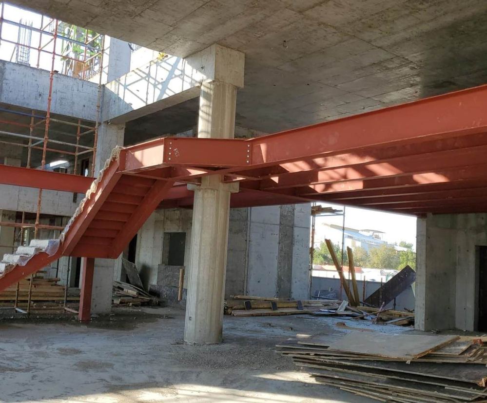 A/C platform steelwork for Agility warehouses